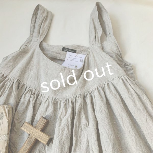 画像3: mifumi／コケットキャミワンピース・生成り (3)