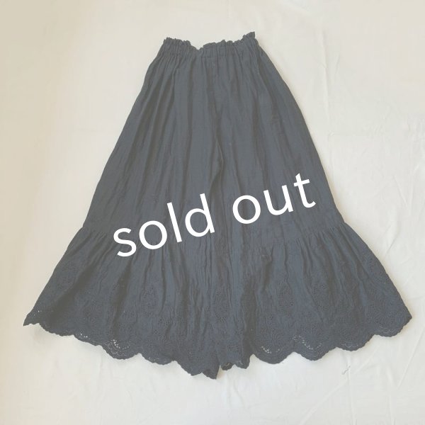 画像3: mifumi／wideジュノーぺちぱんつ・黒ベル刺繍 (3)