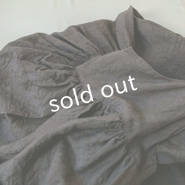 画像4: mifumi／コケットキャミワンピース・こげ茶 (4)