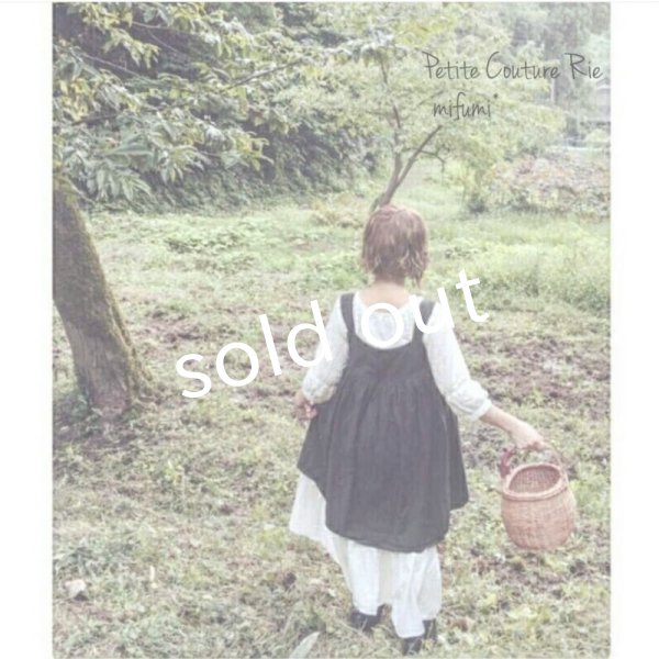 画像8: mifumi／コケットキャミワンピース・黒 (8)