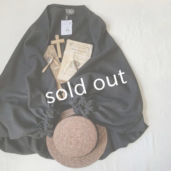 画像2: mifumi／フリルのpuffマーガレット・黒 (2)