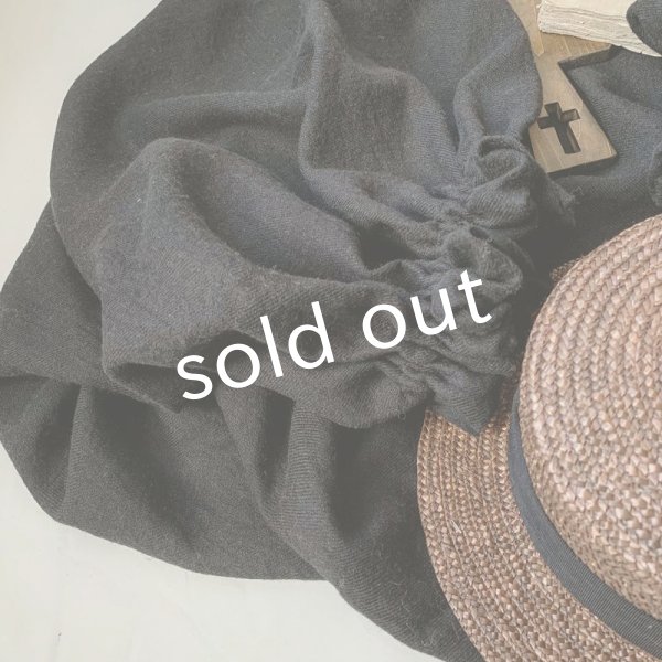 画像3: mifumi／フリルのpuffマーガレット・黒 (3)