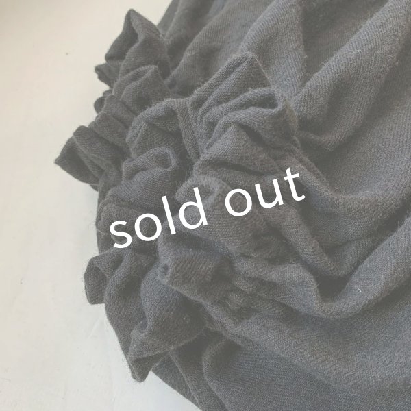 画像5: mifumi／フリルのpuffマーガレット・黒 (5)