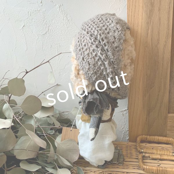 画像5: sukekiyo/グレージュ手編みターバンスケキヨ (5)