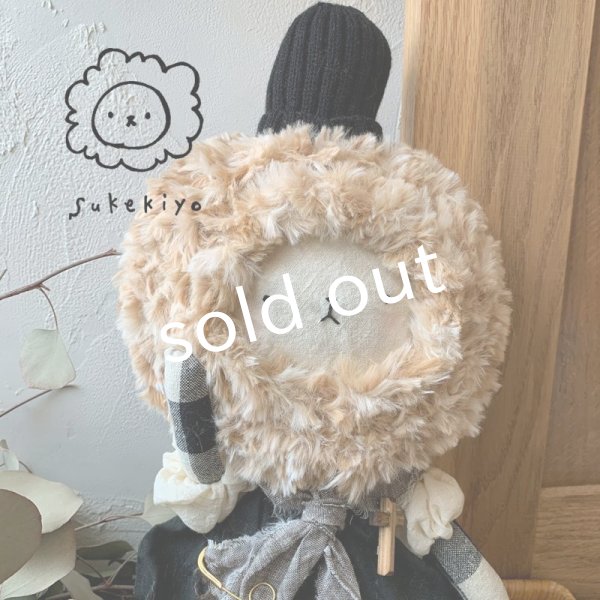 画像2: sukekiyo/黒いお帽子のスカーフスケキヨ (2)