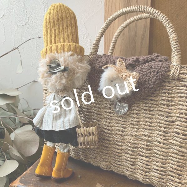 画像5: sukekiyo/ミモザカラーなスケキヨのかごバッグ (5)