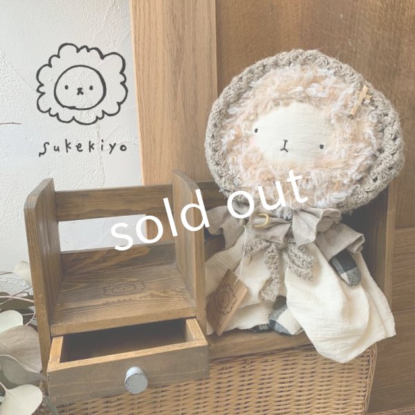 画像2: sukekiyo/にとうしんスケキヨが乗ったブックシェルフ (2)