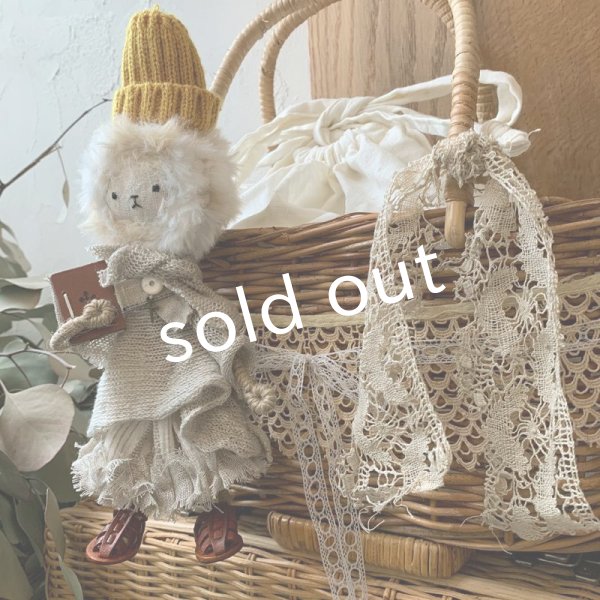 画像4: sukekiyo/アンティークレースと聖書スケキヨのかごバッグ (4)