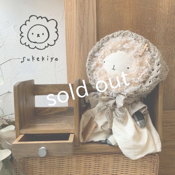 画像1: sukekiyo/にとうしんスケキヨが乗ったブックシェルフ (1)