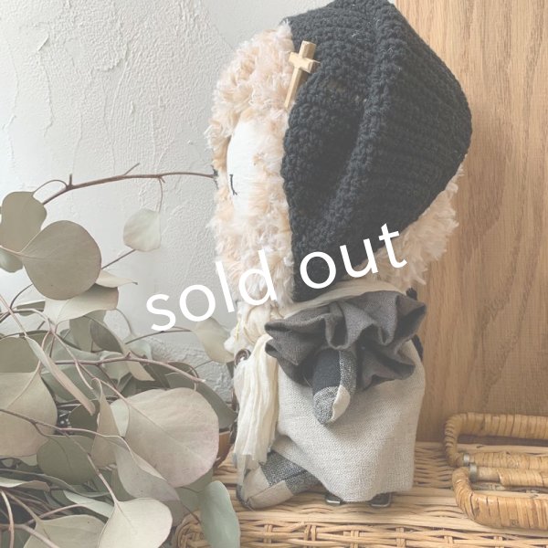 画像5: sukekiyo/黒の手編みターバンスケキヨ (5)