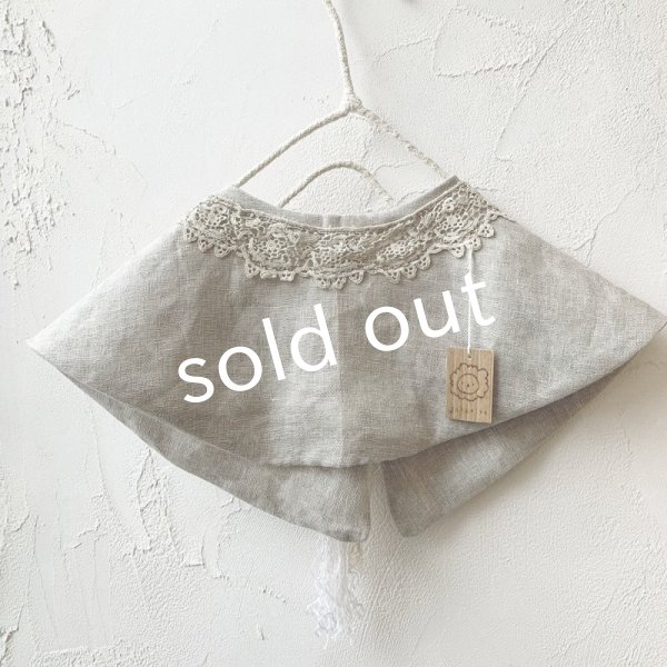 画像8: sukekiyo/アンティークレースとリネンの付け襟スケキヨ (8)