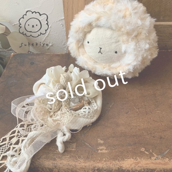 画像4: sukekiyo/プリザーブドとアンティークレースのコサージュキヨ・F (4)