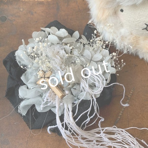 画像5: sukekiyo/プリザーブドとアンティークレースのコサージュキヨ・D (5)