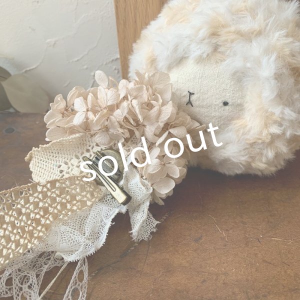 画像6: sukekiyo/プリザーブドとアンティークレースのコサージュキヨ・C (6)