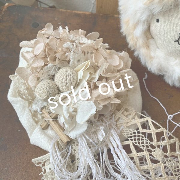 画像4: sukekiyo/プリザーブドとアンティークレースのコサージュキヨ・J (4)