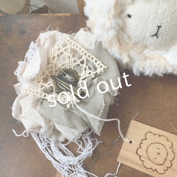 画像5: sukekiyo/プリザーブドとアンティークレースのコサージュキヨ・H (5)