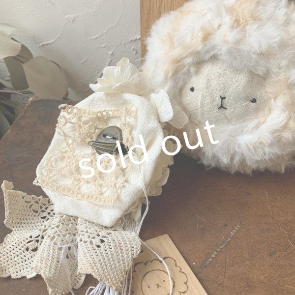 画像6: sukekiyo/プリザーブドとアンティークレースのコサージュキヨ・E (6)