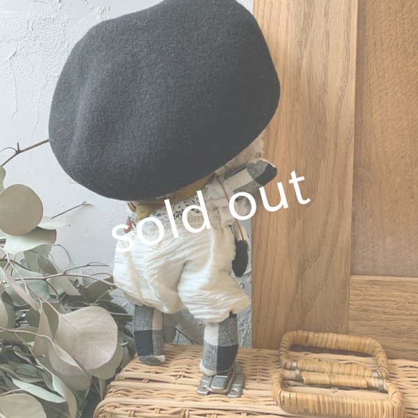 画像4: sukekiyo/黒のベレー帽スケキヨ (4)