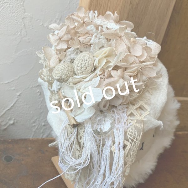 画像3: sukekiyo/プリザーブドとアンティークレースのコサージュキヨ・J (3)