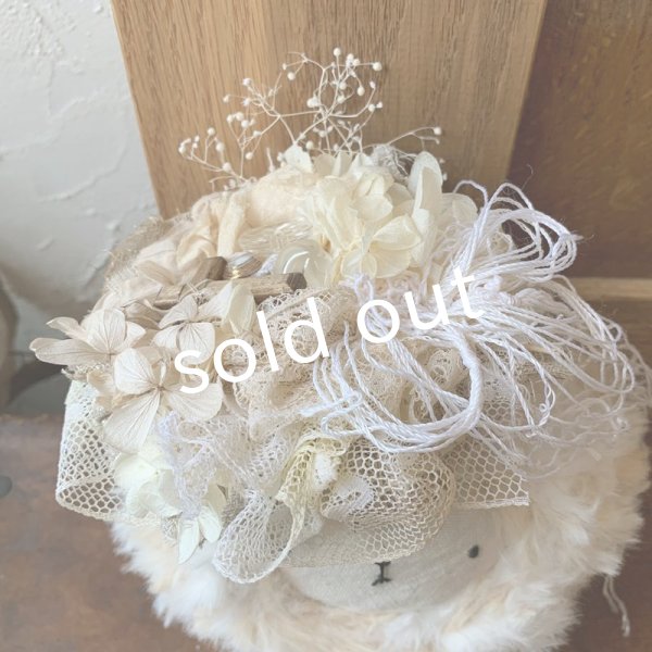 画像2: sukekiyo/プリザーブドとアンティークレースのコサージュキヨ・G (2)