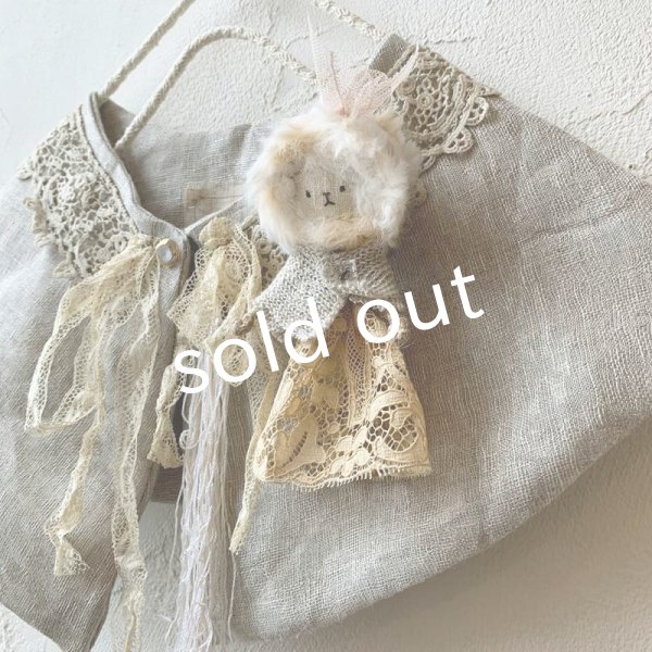 画像5: sukekiyo/アンティークレースとリネンの付け襟スケキヨ (5)