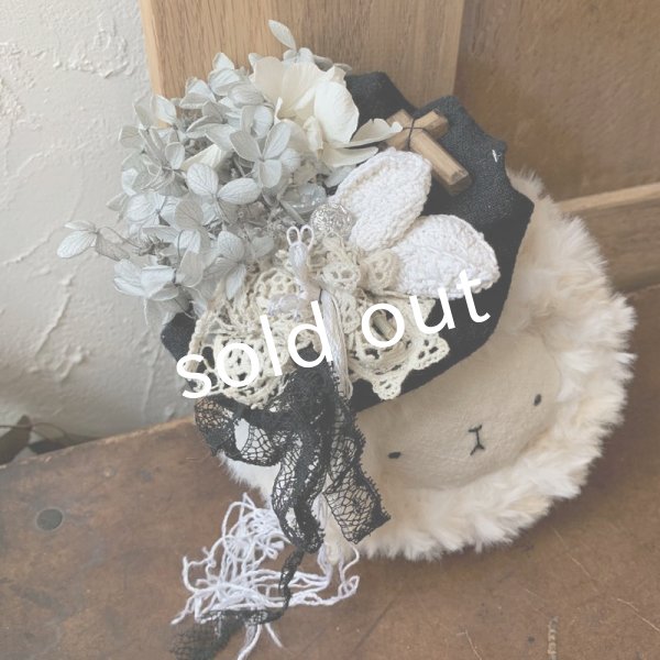 画像2: sukekiyo/プリザーブドとアンティークレースのコサージュキヨ・I (2)