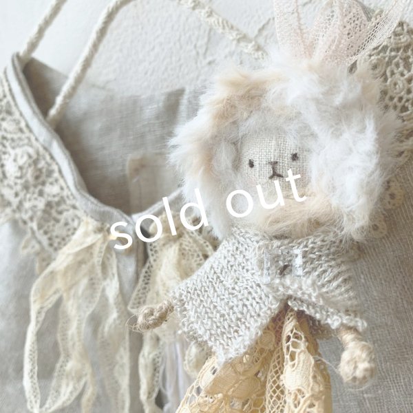 画像4: sukekiyo/アンティークレースとリネンの付け襟スケキヨ (4)