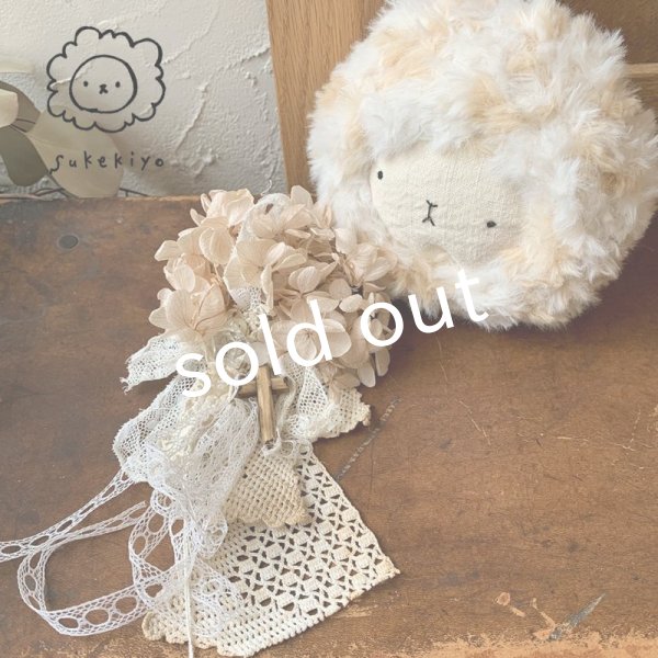 画像4: sukekiyo/プリザーブドとアンティークレースのコサージュキヨ・C (4)