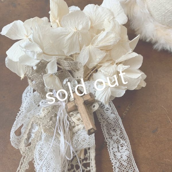 画像4: sukekiyo/プリザーブドとアンティークレースのコサージュキヨ・B (4)