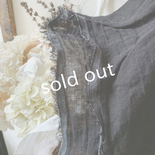 画像5: mifumi／ニュアンスキャミチュニック・ブラック (5)