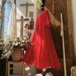 画像7: HALLELUJAH／Robe de fame de chambre 小間使いローブ・red (7)
