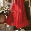 画像8: HALLELUJAH／Robe de fame de chambre 小間使いローブ・red (8)