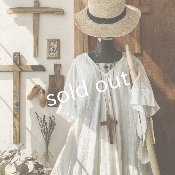 画像2: HALLELUJAH/Robe de fame de chambre 小間使いローブ・off-white (2)