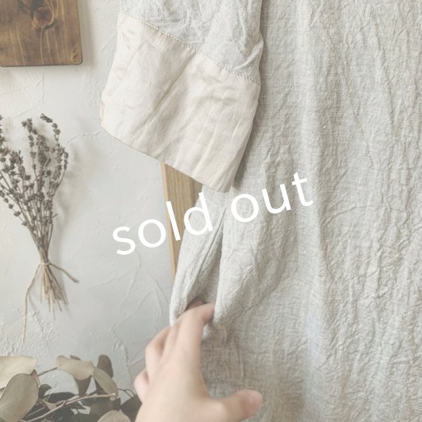 画像8: HALLELUJAH／Robe de fame de chambre 小間使いローブ・flax (8)