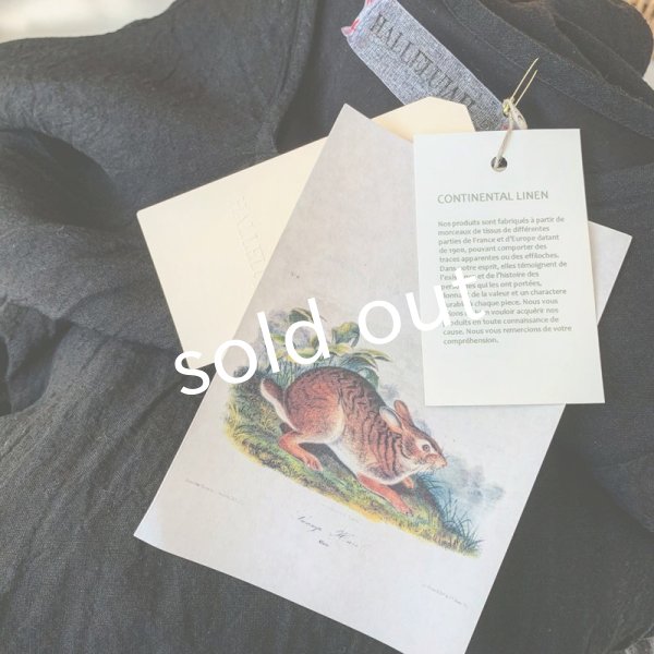 画像11: HALLELUJAH／Robe de fame de chambre 小間使いローブ・black (11)