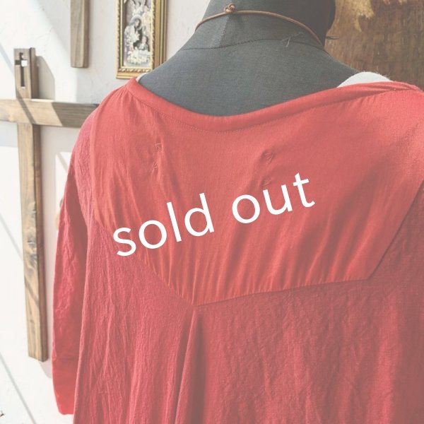 画像13: HALLELUJAH／Robe de fame de chambre 小間使いローブ・red (13)