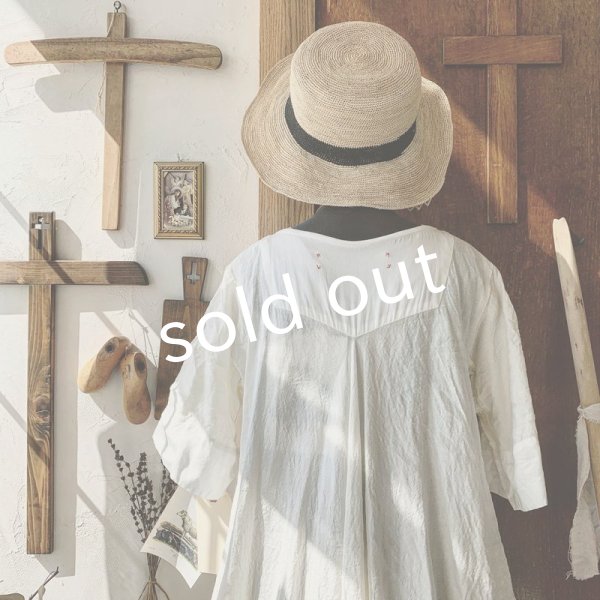 画像12: HALLELUJAH/Robe de fame de chambre 小間使いローブ・off-white (12)