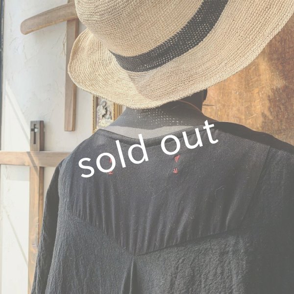 画像8: HALLELUJAH／Robe de fame de chambre 小間使いローブ・black (8)