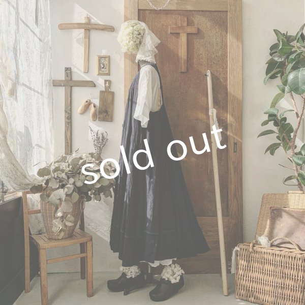 画像4: HALLELUJAH／Robe Agriculteur Russe ロシアンファーマーローブ・navy (4)