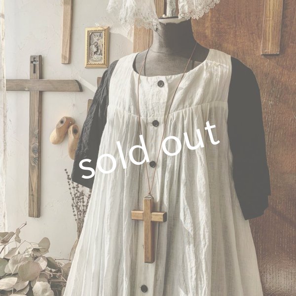 画像9: HALLELUJAH／Robe Agriculteur Russe ロシアンファーマーローブ・navy (9)