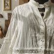 画像5: HALLELUJAH／Robe en dentelle 1940 レースローブ1940年代・off-white (5)