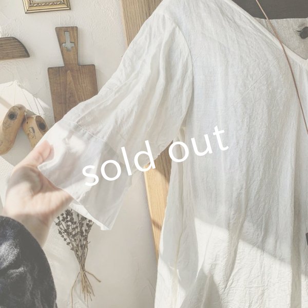 画像4: HALLELUJAH/Robe de fame de chambre 小間使いローブ・off-white (4)