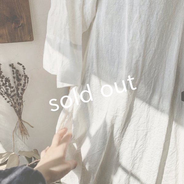 画像5: HALLELUJAH/Robe de fame de chambre 小間使いローブ・off-white (5)