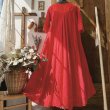 画像12: HALLELUJAH／Robe de fame de chambre 小間使いローブ・red (12)