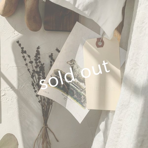 画像14: HALLELUJAH/Robe de fame de chambre 小間使いローブ・off-white (14)