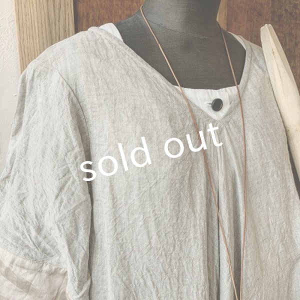 画像7: HALLELUJAH／Robe de fame de chambre 小間使いローブ・flax (7)