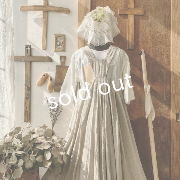 画像7: HALLELUJAH／Robe Agriculteur Russe ロシアンファーマーローブ・flax (7)