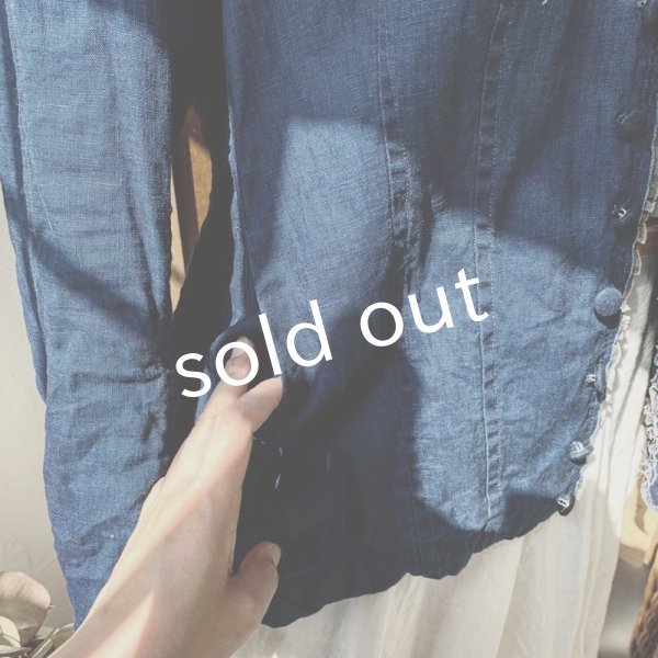 画像8: HALLELUJAH/Victorian Veste ヴィクトリア時代のジャケット・indigo (8)