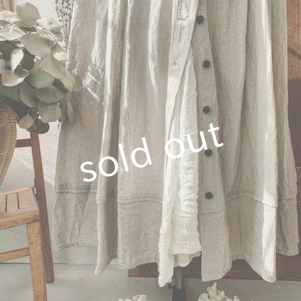 画像4: HALLELUJAH／Robe Agriculteur Russe ロシアンファーマーローブ・flax (4)