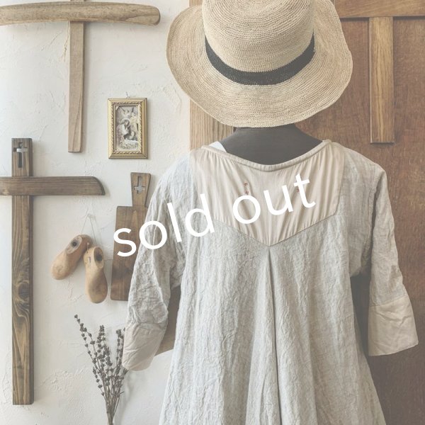 画像14: HALLELUJAH／Robe de fame de chambre 小間使いローブ・flax (14)